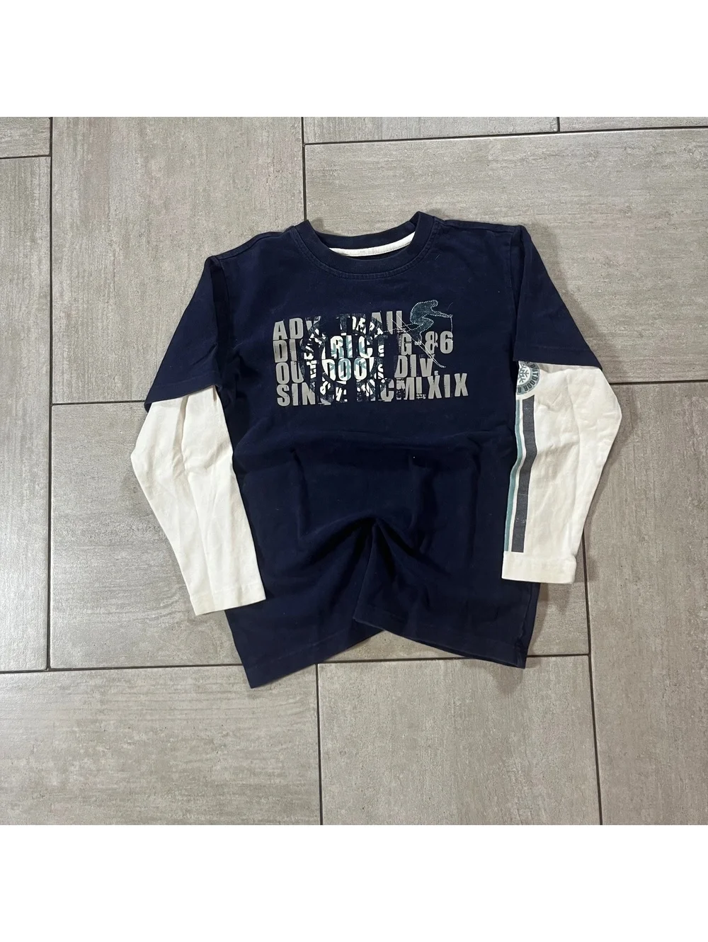 GAP Kids Layered Look Long Sleeve Shirt Small